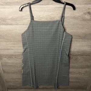 Daily Paper Womens Medium Gelicia Check Dress NEW